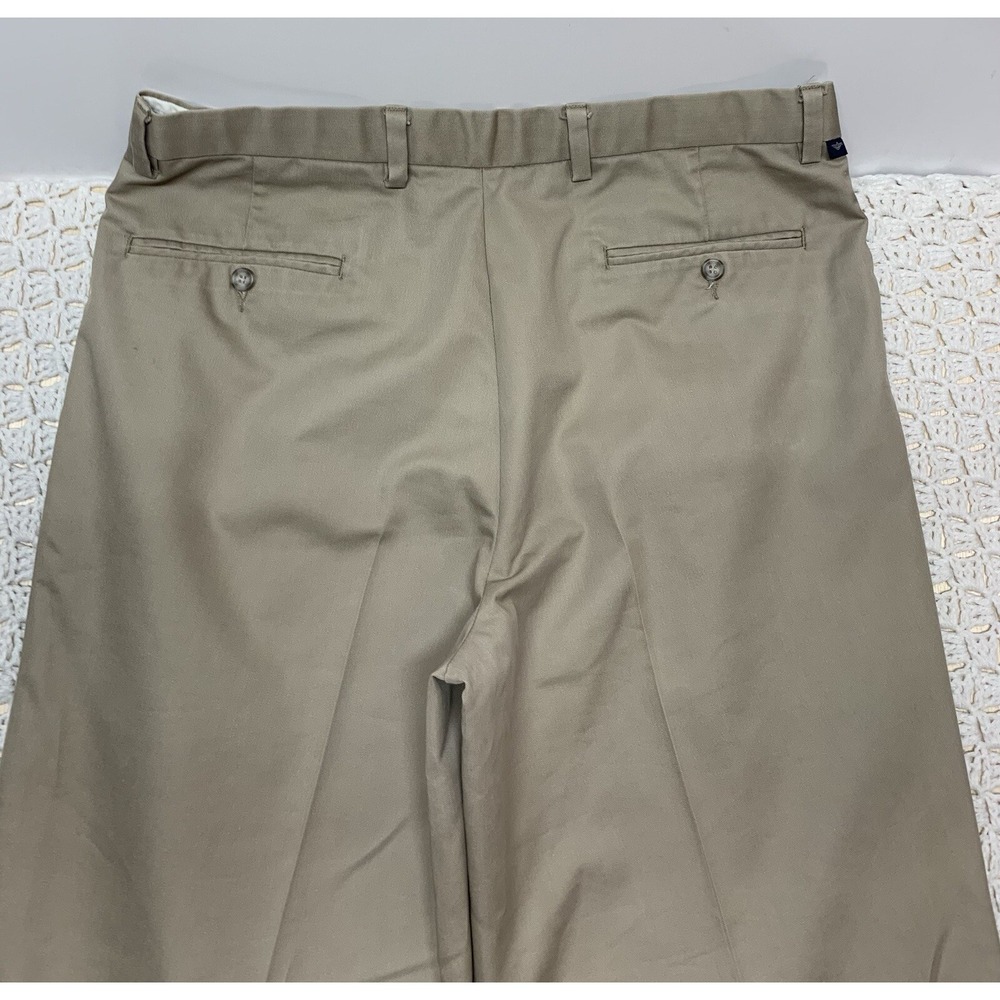 Dockers Men's Dress pants slacks 36x32‎ khakis Beige pleated Stain Defender - Picture 4 of 13